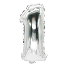 Lade das Bild in den Galerie-Viewer, PAPSTAR Folienluftballon 35 cm x 20 cm silber
