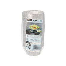 Lade das Bild in den Galerie-Viewer, Starpak 100 Schalen, Alu rund 0,12 l Ø 8,5 cm · 3,9 cm | Folie (100 Stück)
