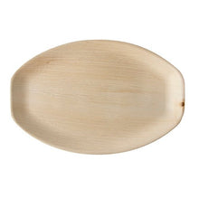 Lade das Bild in den Galerie-Viewer, PAPSTAR Palmblatt Tabletts "pure" oval, 37x25 cm, umweltfreundlich | Schrumpffolie (25 Stück)

