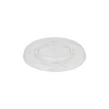 Lade das Bild in den Galerie-Viewer, PAPSTAR Deckel rund Ø 9,5 cm, glasklar, PLA "pure", Kreuzschlitz | Folie (100 Stück)
