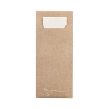 Lade das Bild in den Galerie-Viewer, PAPSTAR 520 Bestecktaschen 20 cm x 8,5 cm 33 x 33 cm 2-lag. mit passender Serviette

