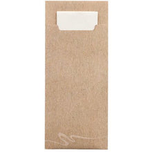 Lade das Bild in den Galerie-Viewer, PAPSTAR 520 Bestecktaschen 20 cm x 8,5 cm 33 x 33 cm 2-lag. mit passender Serviette
