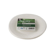 Lade das Bild in den Galerie-Viewer, PAPSTAR 12 Teller, Pappe "pure" rund, weiss
