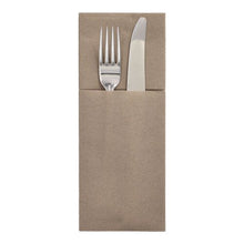 Lade das Bild in den Galerie-Viewer, Starpak 100 Bestecktaschen, Airlaid 40 cm x 48 cm mit Besteckfalz
