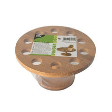 Lade das Bild in den Galerie-Viewer, PAPSTAR Halter für Spitztüten, Bambus rund, Ø 18 cm, 10 Tüten | Folie (1 Stück)
