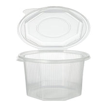Lade das Bild in den Galerie-Viewer, Starpak 50 Verpackungsbecher mit Klappdeckeln, PP transparent 8-eckig

