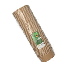 Lade das Bild in den Galerie-Viewer, PAPSTAR 50 Salatschalen, Pappe mit PLA-Beschichtung rund braun
