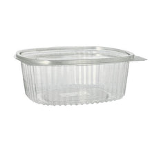 Lade das Bild in den Galerie-Viewer, Starpak 50 Feinkost- und Salatschalen mit Klappdeckel, R-PET glasklar oval
