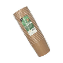Lade das Bild in den Galerie-Viewer, PAPSTAR Suppenbecher aus Pappe, braun, Ø 11,5 cm, 11 cm hoch | Folie (25 Stück)
