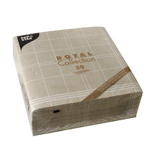 Lade das Bild in den Galerie-Viewer, PAPSTAR 50 Servietten "ROYAL Collection" 1/4-Falz 40 x 40 cm sand

