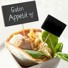 Lade das Bild in den Galerie-Viewer, PAPSTAR Fingerfood-Picker 8,5 cm, schwarz, ideal für Buffets | Beutel (20 Stück)
