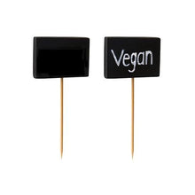 Lade das Bild in den Galerie-Viewer, PAPSTAR Fingerfood-Picker 8,5 cm, schwarz, ideal für Buffets | Beutel (20 Stück)
