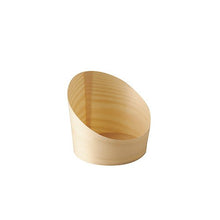 Lade das Bild in den Galerie-Viewer, PAPSTAR Snackbecher aus Holz "pure", Ø 8,2 cm, umweltfreundlich | Folie (25 Stück)
