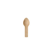 Lade das Bild in den Galerie-Viewer, PAPSTAR Holz-Löffel "pure" 7,6 cm, ideal für Fingerfood | Papptray (100 Stück)
