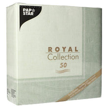Lade das Bild in den Galerie-Viewer, PAPSTAR 50 Servietten "ROYAL Collection" 1/4-Falz 40 x 40 cm grün
