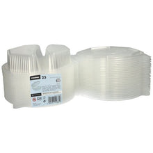 Lade das Bild in den Galerie-Viewer, Starpak 25 Menüboxen mit Klappdeckeln, PP transparent 8-eckig - 5,9 cm x 21,5 cm x 21,5 cm
