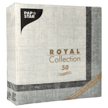 Lade das Bild in den Galerie-Viewer, PAPSTAR 50 Servietten "ROYAL Collection" 1/4-Falz 40 x 40 cm Design
