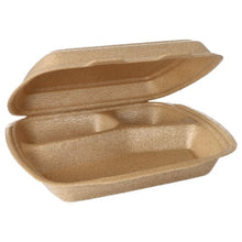 Lade das Bild in den Galerie-Viewer, Starpak 50 Menüboxen mit Klappdeckel, XPP 7 cm x 20,5 cm x 24 cm beige
