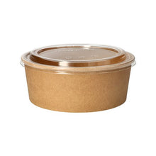 Lade das Bild in den Galerie-Viewer, PAPSTAR 50 Deckel für Salatschalen, rund klar 2 cm Höhe PLA
