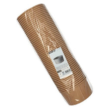 Lade das Bild in den Galerie-Viewer, Starpak 50 Salatschalen, Pappe mit PE-Beschichtung rund braun

