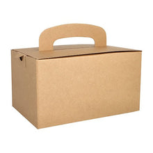 Lade das Bild in den Galerie-Viewer, PAPSTAR 20 Lunch-Boxen, Pappe "pure" eckig 12,5 cm x 15,5 cm x 22,5 cm mit Tragegriff
