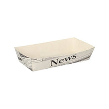 Lade das Bild in den Galerie-Viewer, PAPSTAR 50 Pommes-Frites-Trays weiss "Newsprint"
