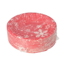 Lade das Bild in den Galerie-Viewer, PAPSTAR Pappschalen rund, 19 cm, 3 cm hoch, "Winter Time" | Folie (50 Stück)
