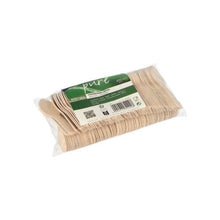 Lade das Bild in den Galerie-Viewer, PAPSTAR Fingerfood-Löffel aus Holz "pure", 7,6 cm, ideal für Snacks | Folie (150 Stück)
