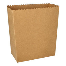 Lade das Bild in den Galerie-Viewer, PAPSTAR Popcorn-Boxen eckig, braun, 19,2x15,8x8 cm, groß | Folie (50 Stück)
