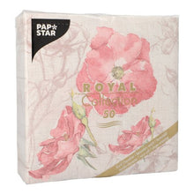 Lade das Bild in den Galerie-Viewer, PAPSTAR 50 Servietten "ROYAL Collection" 1/4-Falz 40 x 40 cm rosa
