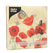 Lade das Bild in den Galerie-Viewer, PAPSTAR 20 Servietten, 33 cm x 33 cm 3-lagig 1/4-Falz Design Set 2
