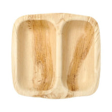 Lade das Bild in den Galerie-Viewer, PAPSTAR 25 Siegelschalen Palmblatt "pure" eckig
