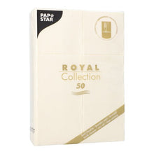 Lade das Bild in den Galerie-Viewer, PAPSTAR 50 Servietten "ROYAL Collection" 48 cm x 30 cm mit Besteckfalz
