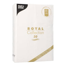 Lade das Bild in den Galerie-Viewer, PAPSTAR 50 Servietten "ROYAL Collection" 48 cm x 30 cm mit Besteckfalz
