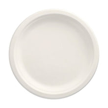 Lade das Bild in den Galerie-Viewer, PAPSTAR 100 Teller, Zuckerrohr "pure" ungeteilt, weiss
