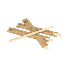 Lade das Bild in den Galerie-Viewer, PAPSTAR Essstäbchen Holz "pure", 21 cm, einzeln verpackt | Folie (100 Paare)
