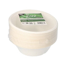 Lade das Bild in den Galerie-Viewer, PAPSTAR 25 Schalen, Zuckerrohr "pure" Ø 17 cm
