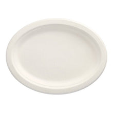 Lade das Bild in den Galerie-Viewer, PAPSTAR 12 Teller, Zuckerrohr "pure" oval
