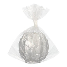 Lade das Bild in den Galerie-Viewer, Starpak Kugelkerze Ø 10 cm silber "Pine Cone" | Folie (1 Stück)
