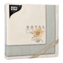 Lade das Bild in den Galerie-Viewer, PAPSTAR 50 Servietten "ROYAL Collection" 1/4-Falz 40 x 40 cm Design
