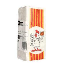 Lade das Bild in den Galerie-Viewer, Starpak 100 Hähnchenbeutel, Papier mit HDPE-Einlage "Grillhähnchen"
