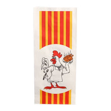 Lade das Bild in den Galerie-Viewer, Starpak 100 Hähnchenbeutel, Papier mit HDPE-Einlage "Grillhähnchen"
