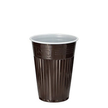 Lade das Bild in den Galerie-Viewer, Starpak 100 Thermo-Automatenbecher, PS 0,18 l Ø 7,03 cm · 9 cm braun/weiss | Folie (100 Stück)
