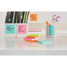 Lade das Bild in den Galerie-Viewer, Post-it® Notes, Energetic Collection, 38 mm x 51 mm, 100 Blatt/Block, 12 Blöcke/Packung, Kartonverpackung, 100% PEFC, SGSCH-PEFC-COC-110078 | Packung (1 Stück)
