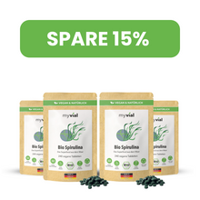 Lade das Bild in den Galerie-Viewer, Bio Spirulina Tabletten Presslinge
