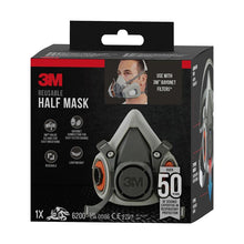 Lade das Bild in den Galerie-Viewer, Auslaufartikel: 3M™ Halbmasken-Gehäuse 6200 wiederverwendbar, mittelgroß | Packung (1 Stück)
