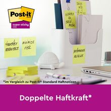 Lade das Bild in den Galerie-Viewer, Post-it® Super Sticky Notes, 76 mm x 76 mm, Promotion, 90 Blatt/Block, 100% PEFC
