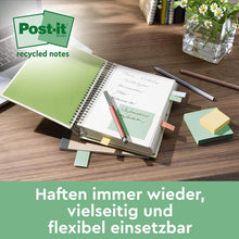 Lade das Bild in den Galerie-Viewer, Post-it® Recycling Notes, 38 mm x 51 mm, 100 Blatt/Block, 100% PEFC
