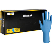 Lade das Bild in den Galerie-Viewer, Thor High Risk Nitril-Handschuhe, Blau, 30 cm
