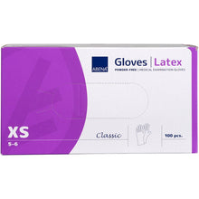 Lade das Bild in den Galerie-Viewer, Latex-Handschuhe Classic, Puderfrei, Lang, Natur
